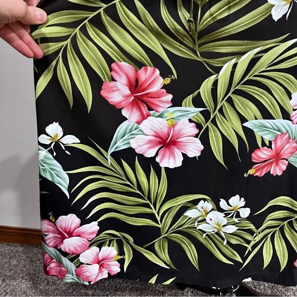 RJC Hawaiian Empire Drawstring Tank A-line Sleeveless Dress - Picture 5 of 12